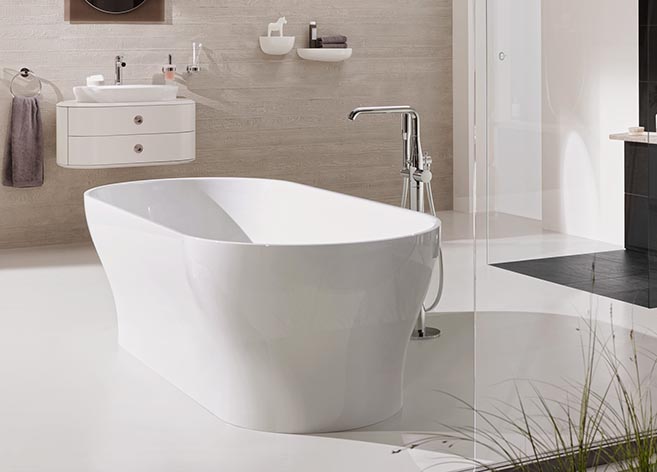 new essence 立式浴缸龙头 铬色